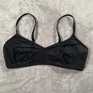 Negative Underwear Sieve Non Wire Bra Size 4 Black Micromesh Bralette Sheer